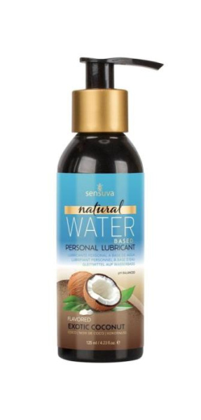 купить Смазка на водной основе Sensuva Natural Water-Based Exotic Coconut (125мл) без глицерина и парабенов