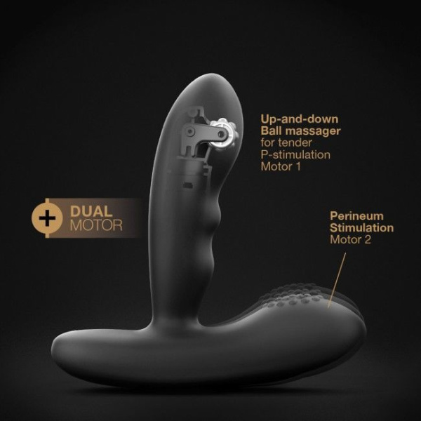 купить Массажеры простаты Dorcel P-Stroker с пультом ДУ, подогревом и точечным массажем, два мотора