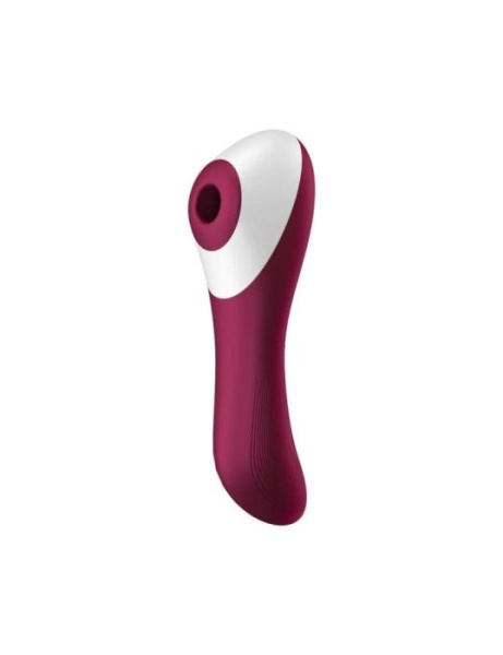 купити Вакуумний стимулятор із вібрацією Satisfyer Dual Crush Wine Red