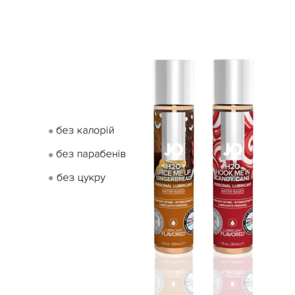 купить Рождественский набор лубрикантов System JO Naughty or Nice Gift Set – Candy Cane & Gingerbread 2х30
