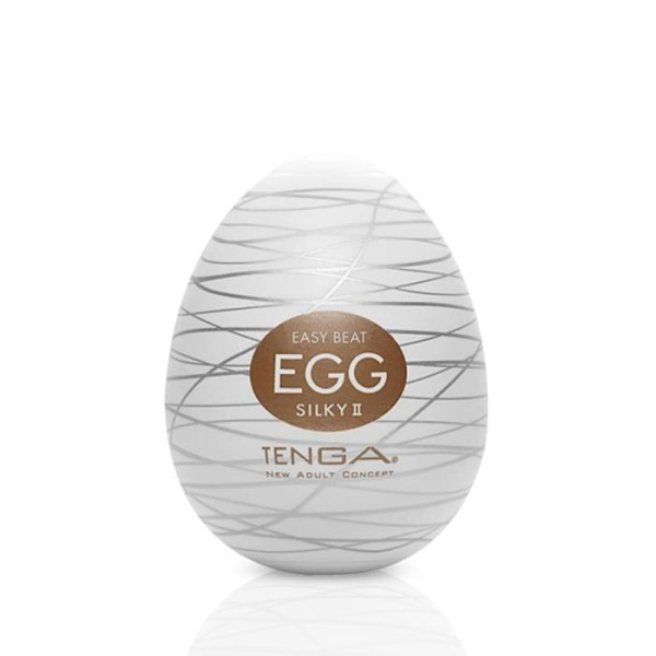 купити Мастурбатор-яйце Tenga Egg Silky II з рельєфом у вигляді павутини