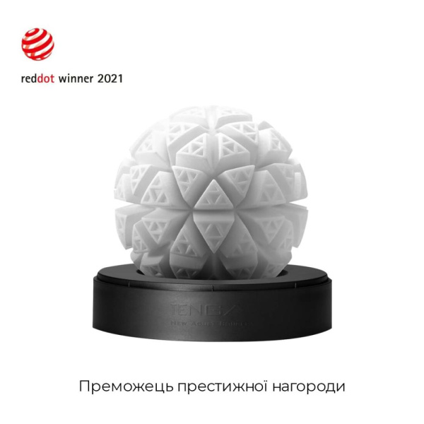 купить Мастурбатор TENGA GEO Glacier, новый материал, интенсивные блоки, новая ступень развития Tenga Egg