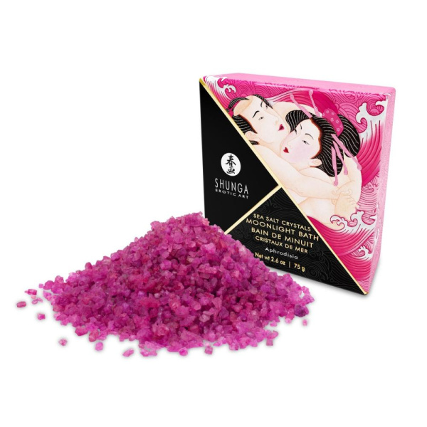 купить Соль для ванны Shunga Moonlight Bath – Aphrodisia (75 мл), соль Мертвого моря, аромамасла