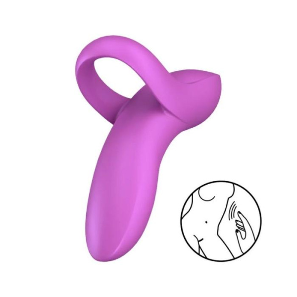 купить Вибратор на палец Satisfyer Bold Lover Dark Pink, гибкий