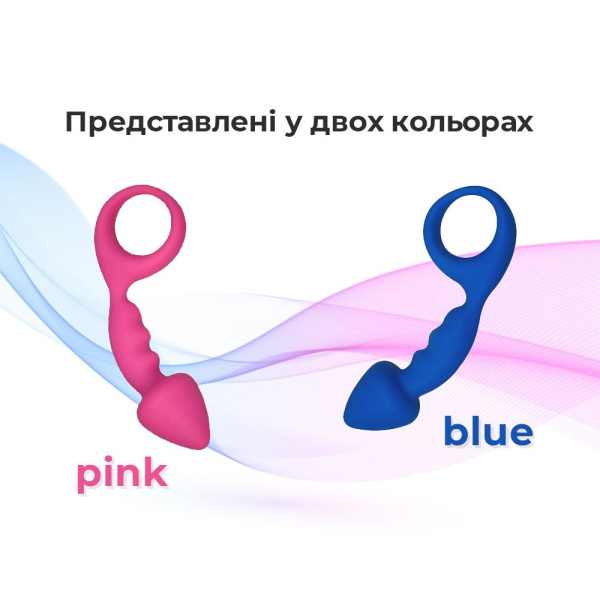 купить Анальная пробка Adrien Lastic Budy Pink со стимулирующей ножкой, макс. диаметр 2,5см