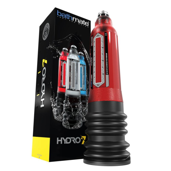 купити Гідропомпа Bathmate Hydro 7 Red, для члена довжиною від 12,5 до 18 см, діаметр до 5 см