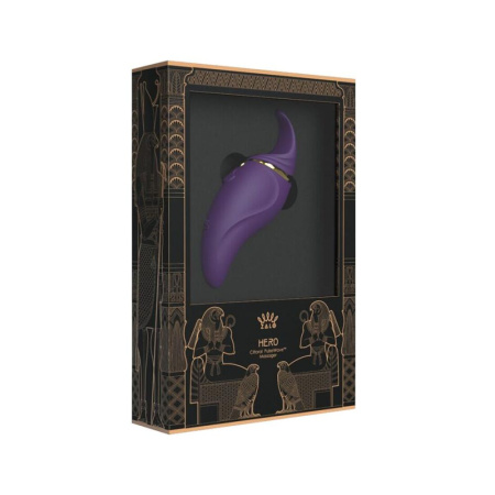 фото Вибратор 2в1 с язычком Zalo — Hero Twilight Purple, кристалл Swarovski  || фото Вібратор 2в1 з язичком Zalo — Hero Twilight Purple, кристал Swarovski 