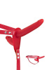 фото Двойной страпон Fetish Tentation Strap-On with Double Dildo Red