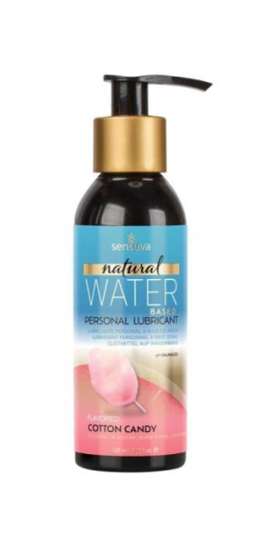 купить Смазка на водной основе Sensuva Natural Water-Based Cotton Candy (125мл) без глицерина и парабенов