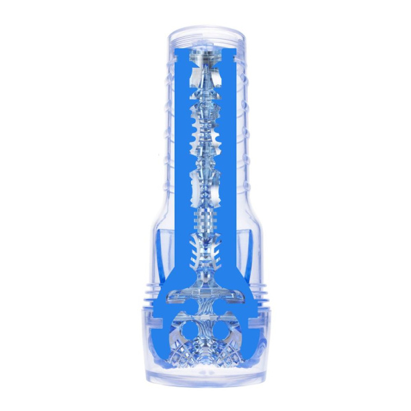 купить Мастурбатор Fleshlight Turbo Core Blue Ice, оральный секс (глубокое горло)