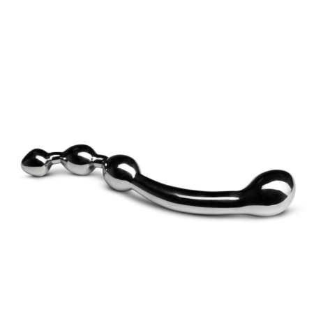 фото Металлический анально-вагинальный стимулятор Sinner Gear Unbendable Metal Anal Dildo  || фото Анально-вагінальний стимулятор Sinner Gear Unbendable – Multi-Stim Pleasure Wand Metal Anal Dildo 
