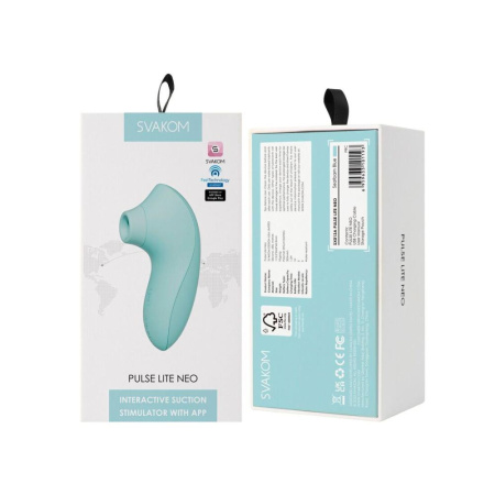 Вакуумний стимулятор Svakom Pulse Lite Neo Seafoam Blue