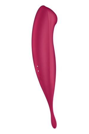 фото Смарт-вибратор для клитора с вакуумной стимуляцией Satisfyer Twirling Pro+ dark red  || фото Смарт-вібратор для клітора з вакуумною стимуляцією Satisfyer Twirling Pro+ dark red 