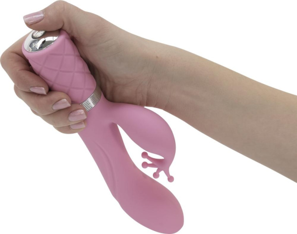 купити Розкішний вібратор-кролик Pillow Talk - Kinky Pink з кристалом Сваровські, потужний