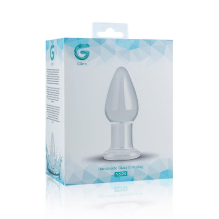 фото Стеклянная анальная пробка Gildo Glass Buttplug No. 24  || фото Скляна анальна пробка Gildo Glass Buttplug No. 24 