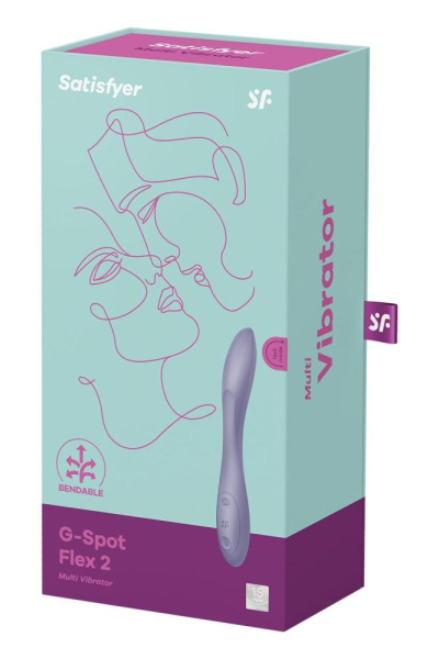 купить Универсальный вибратор Satisfyer G-Spot Flex 2, гибкий ствол с фиксацией положения