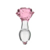 фото Стеклянная анальная пробка Pillow Talk - Rosy- Luxurious Glass Anal Plug
