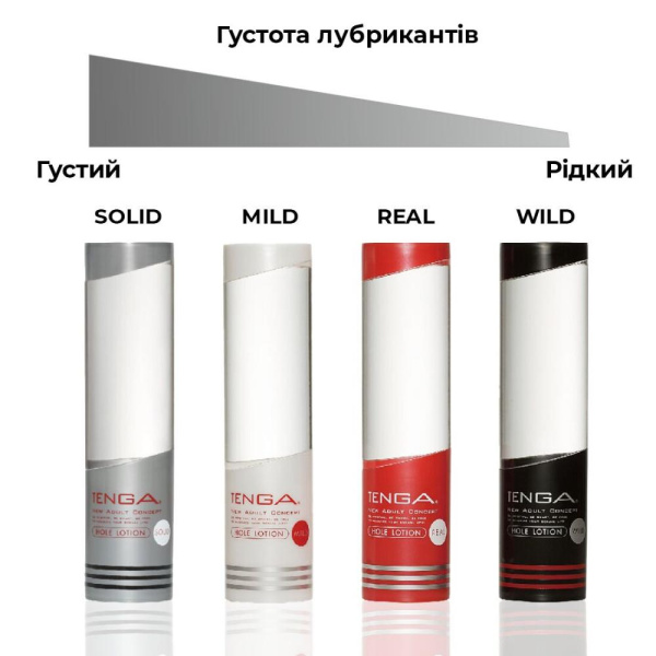 купить Густой лубрикант Tenga Hole Lotion MILD (170 мл) на водной основе, универсальный