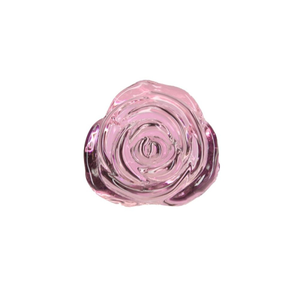 купить Стеклянная анальная пробка Pillow Talk - Rosy- Luxurious Glass Anal Plug