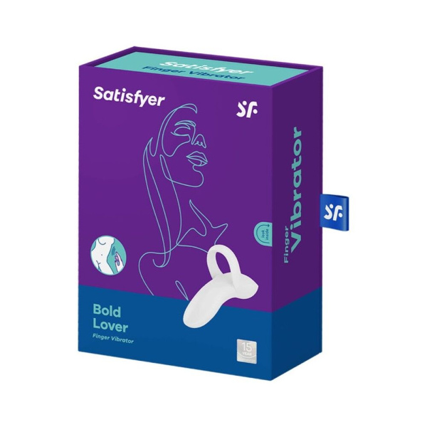 купить Вибратор на палец Satisfyer Bold Lover White, гибкий