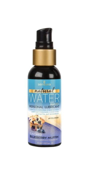 купить Смазка на водной основе Sensuva Natural Water-Based Blueberry Muffin 57мл без глицерина и парабенов