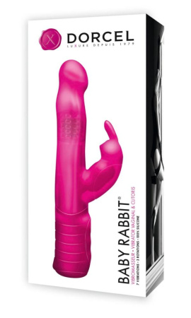 фото Вибратор-кролик Dorcel Baby Rabbit Pink с жемчужным массажем и вращающейся головкой  || фото Вібратор-кролик Dorcel Baby Rabbit Pink з перловим масажем 