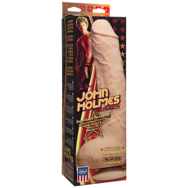 купить Фаллоимитатор Doc Johnson John Holmes ULTRASKYN, диаметр 6см, Vack-U-Lock