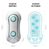 фото Мастурбатор Tenga FLIP ORB - Blue Rush, с изменяемым сжатием, со стимулирующими  шариками внутри  || фото Мастурбатор Tenga FLIP ORB — Blue Rush, з можливістю зміни тиску та стимулювальними кульками всереди 